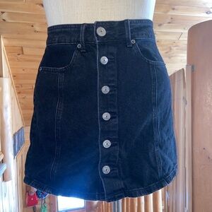 American Eagle Outfitters Blue Mini Skater Skirt